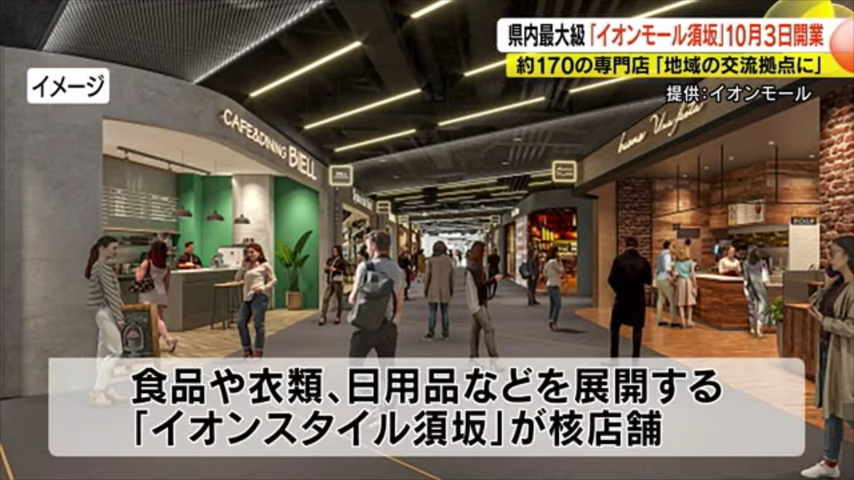 食品や衣類、日用品などを展開するイオンスタイルが核店舗